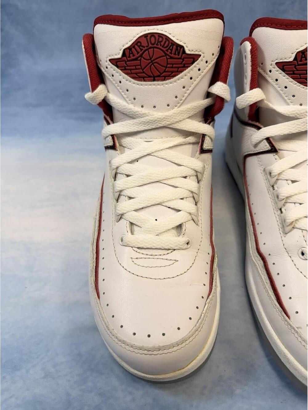 Nike Air Jordan 2 Retro Countdown Pack 2008 Men’s Size 8.5 308308-162 White red - Picture 7 of 16